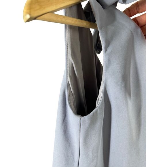 NWT Superdown Jenna One Shoulder Blue Mini Dress Size S Slit Party Cocktail - Picture 12 of 16